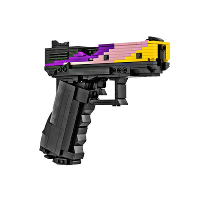 Pistola Táctica G18 Bloques de Construcción Militar MOC - Tecnología Avanzada Serie CSGO - Image 9