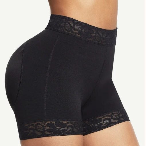 Panties Colombianas Levanta Glúteos con Encaje - Cintura Alta Reductora