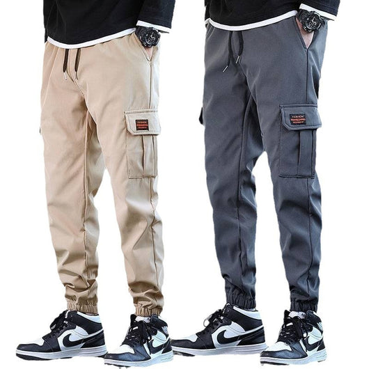 Pantalones de Trabajo Resistentes con Bolsillos Múltiples y Cintura Elástica - Image 5