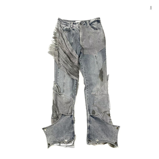 Pantalones Vaqueros Pareja Camuflaje Desértico con Efecto Desgastado - Image 5