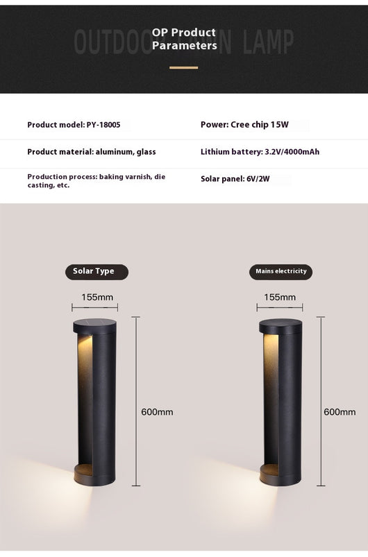 Lámpara Solar LED Semicircular Impermeable para Jardín y Exterior - Image 16