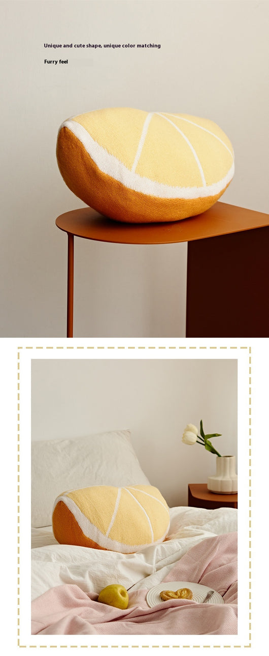 Cojín Decorativo Almohada Tejida Sandía y Aguacate para Sofá - Image 10