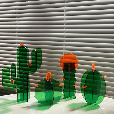 Decoración de Escritorio Cactus Acrílico