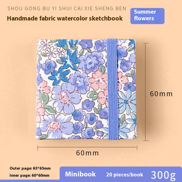 Cuaderno de Acuarela Portátil para Artistas - Formato Cuadrado - Image 6