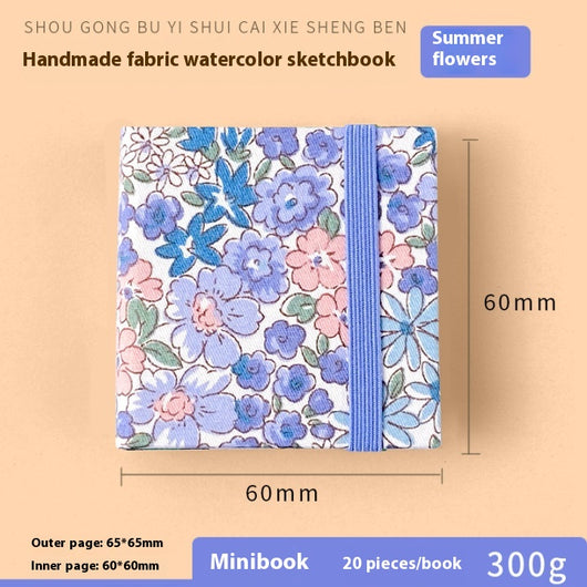 Cuaderno de Acuarela Portátil para Artistas - Formato Cuadrado - Image 6