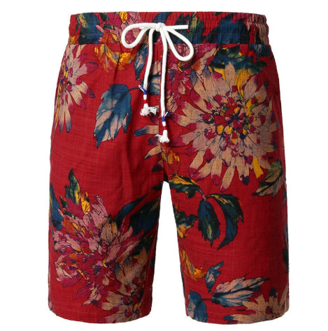 Shorts Casuales para Hombre con Estampado Floral 3D Digital - Image 11