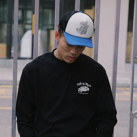 Gorras Retro Azul y Blanco a Juego - Accesorios de Pareja Tendencia Nacional - Image 9