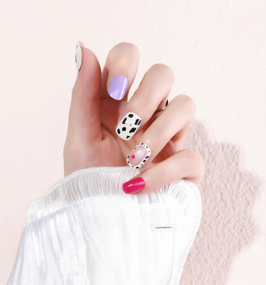 Uñas Postizas Diseño Tulipán Pintadas a Mano - Image 14