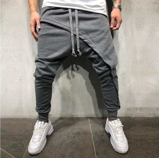 Pantalones Joggers Multicapa Hip-Hop con Cordón Ajustable - Image 8