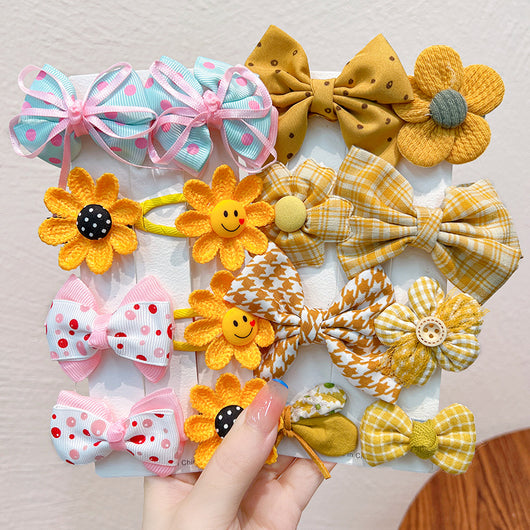 Clip de Cabello con Moño Floral para Niñas - Diseño Princesa Hada - Image 21