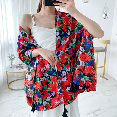 Bufanda Étnica Larga Estilo Coreano para Verano y Otoño - Image 26