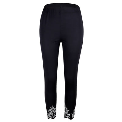Pantalones Capri Ajustados con Estampado Reductor - Image 20