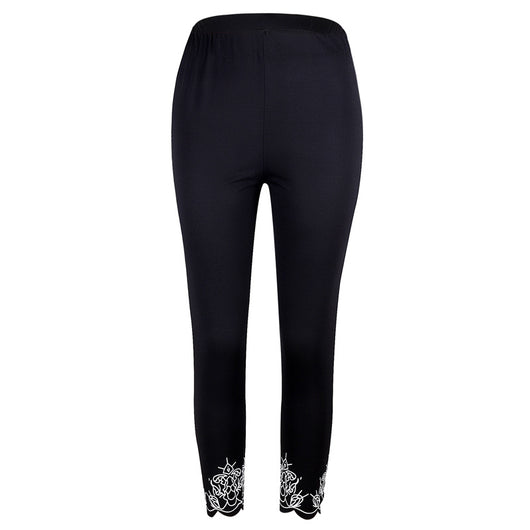 Pantalones Capri Ajustados con Estampado Reductor - Image 20