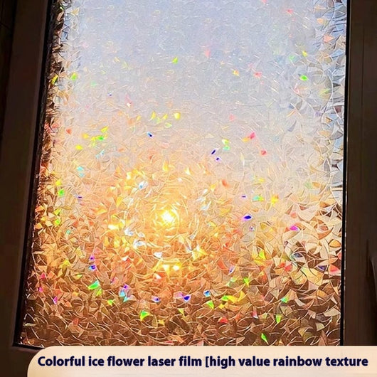 Película de Vidrio Decorativa con Efecto Piedra Láser Multicolor - Image 3