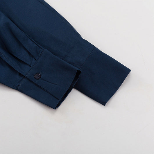 Conjunto de Dos Piezas: Camisa Suelta con Cuello Mao y Pantalón Ancho - Image 25