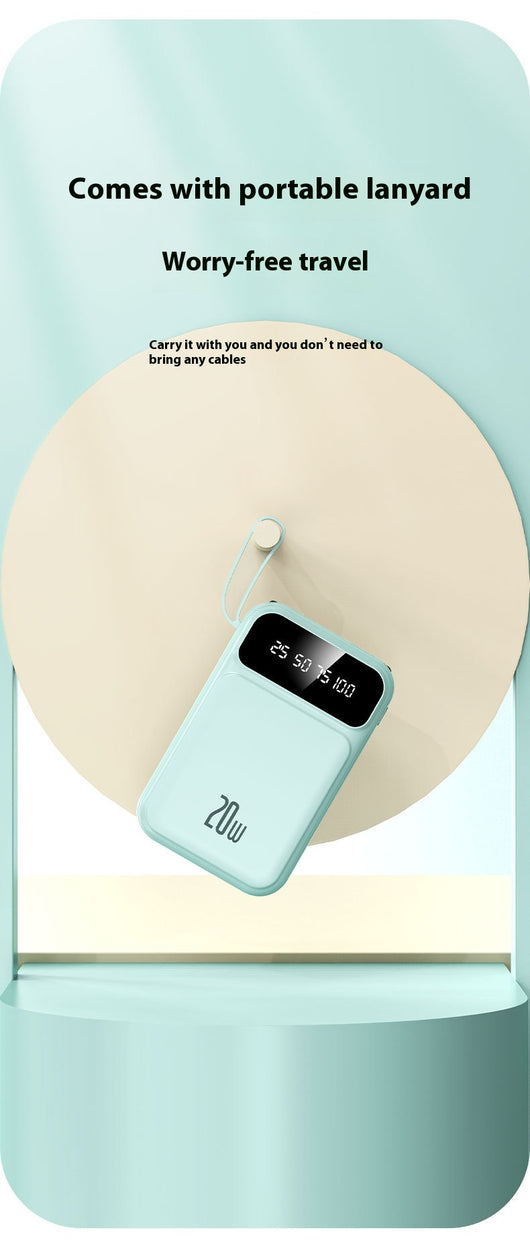 Powerbank Portátil de Alta Capacidad con Cable Integrado - Image 8