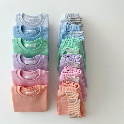Conjunto de Pants Deportivos Bipartita en Colores Pastel para Bebé - Image 8