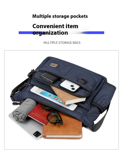 Bolsa Mensajera Casual de Gran Capacidad para Hombre - Image 23