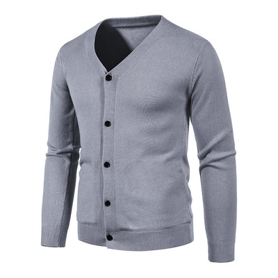 Cardigan de Punto para Hombre - Suéter V-Neck Moderno y Versátil - Image 19