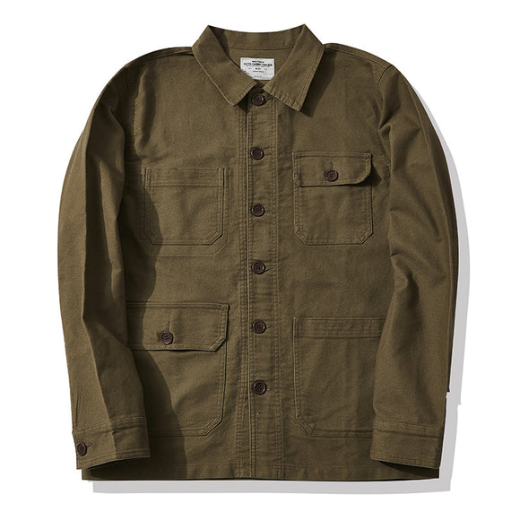 Chaqueta de Trabajo Francesa Multipocket para Hombre