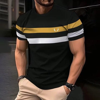 Camiseta Manga Corta Hombre Transpirable Cuello Redondo Ajuste Relajado - Image 16