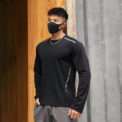 Playera Deportiva Holgada de Cuello Redondo y Manga Larga - Image 15