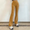 Pantalones de Pana Cintura Alta con Bolsillos - Corte Relajado y Slim
