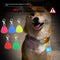 Colgante Luminoso Triangular de Silicona para Mascotas
