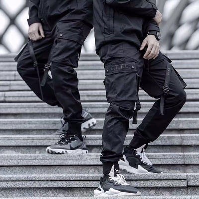 Pantalones Casuales con Múltiples Bolsillos y Cordón Ajustable - Image 2