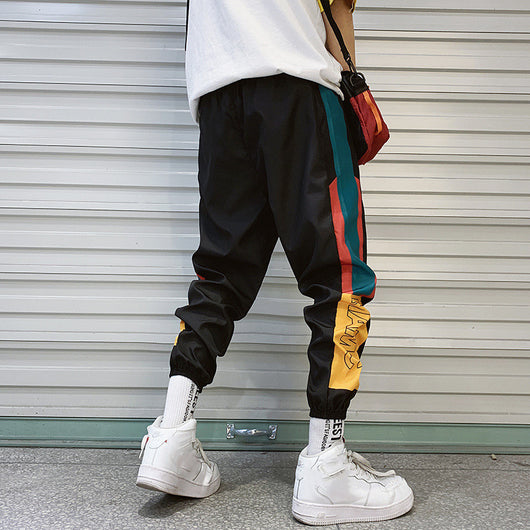 Pantalones deportivos hombre estilo coreano sueltos Harlan con puños ajustables - Image 7