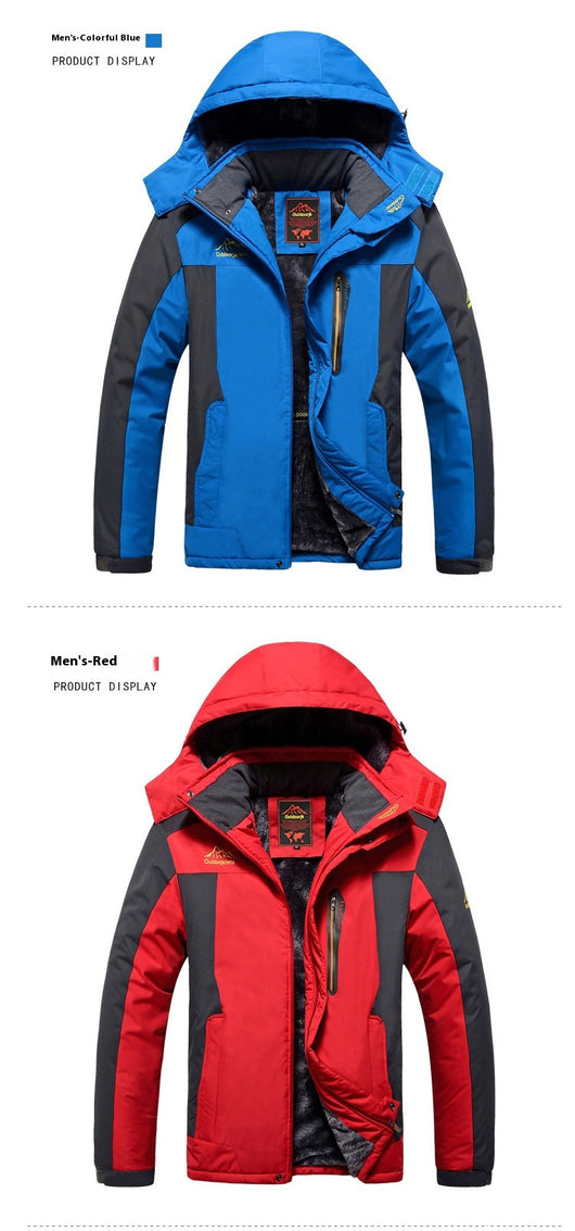Chaqueta Táctica de Invierno para Hombre Tallas Grandes con Forro Polar - Image 10