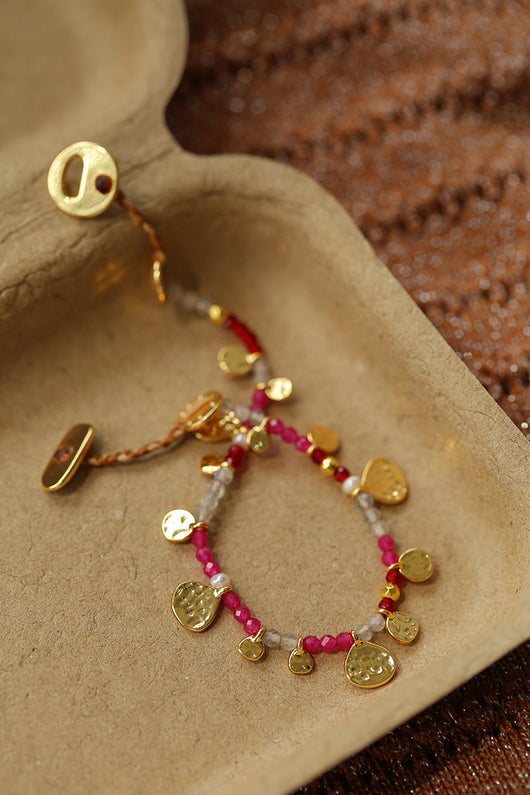 Pulsera de Piedra Natural Tejida a Mano para Mujer - Image 12