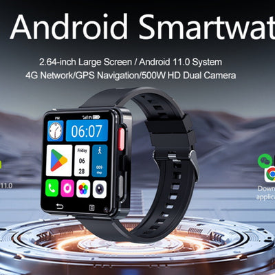 Reloj Inteligente con Pantalla Grande y Doble Cámara Desmontable