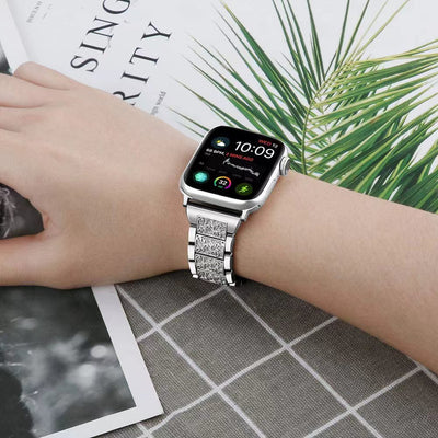 Correa de Cadena de Diamantes para Apple Watch - Compatible con Todos los Modelos - Image 25