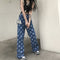 Pantalones Denim Rectos con Botones Love - Diseño Moderno y Cómodo