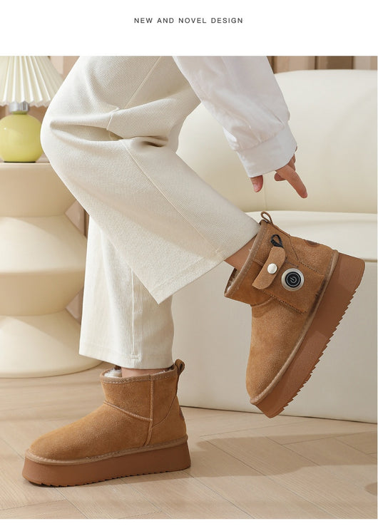 Botas Térmicas Eléctricas con Forro de Lana - Impermeables para Hombre y Mujer - Image 27