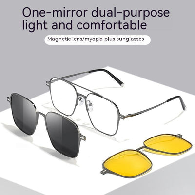 Gafas de Sol Polarizadas con Protección UV y Soporte Magnético