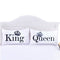 Funda de Almohada Pareja Blanca King/Queen - Ropa de Cama Personalizada