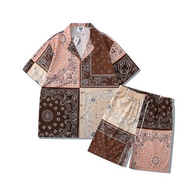 Traje Casual Holgado con Estampado Digital para Hombre - Image 8