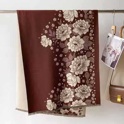 Pañuelo Étnico Floral con Estilo y Elegancia para Mujer - Image 9