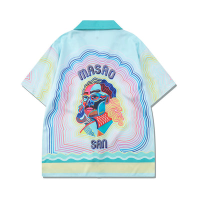 Conjunto Playero Retro Casual - Camisa y Shorts - Image 6
