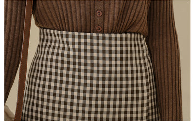 Falda Escocesa Midi para Mujer - Image 6