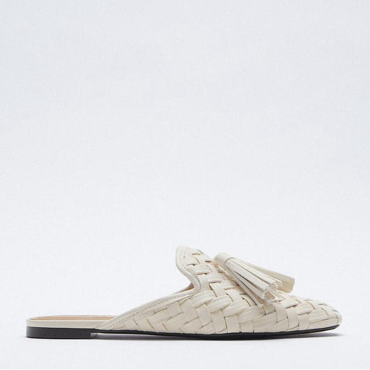 Pantuflas Tejidas a Mano con Punta Cuadrada para Mujer - Image 7