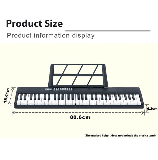 Piano Digital Portátil Plegable 61 Teclas con Carga Inteligente - Image 18
