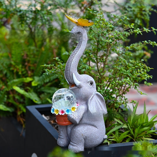 Estatua de Elefante para Jardín - Decoración de Resina Artesanal - Image 2