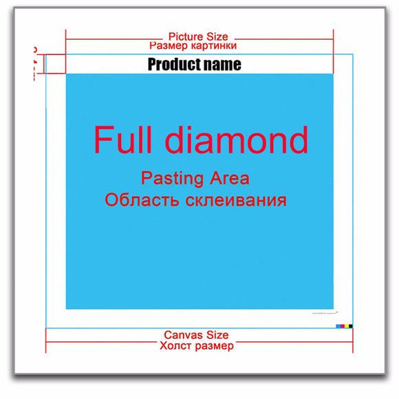 Set de 5 Cuadros de Pintura de Diamantes DIY