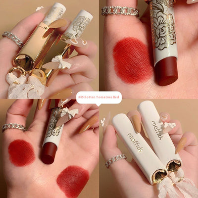 Labial Mate Larga Duración Miel y Encaje - Acabado Sedoso - Image 8