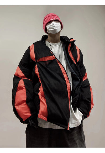 Abrigo Acolchado Casual de Algodón para Hombre - Image 8
