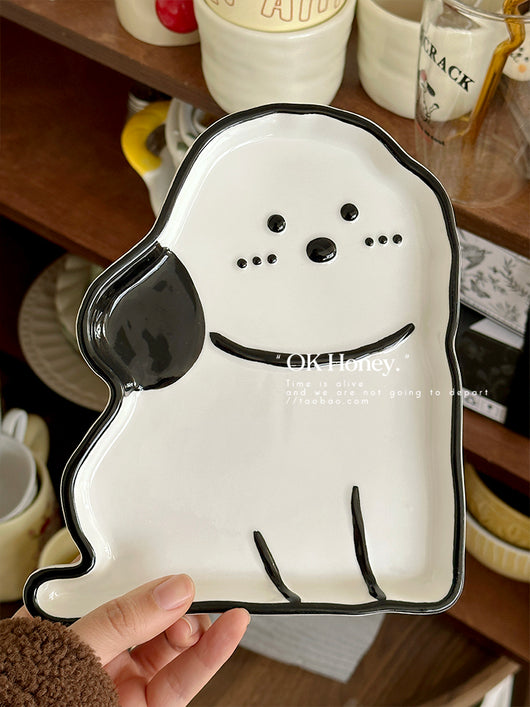 Plato de Cerámica Infantil con Diseño de Cachorro Adorable - Image 17