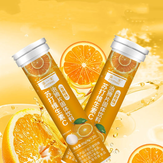 Tabletas Efervescentes de Vitamina C con Sabor a Naranja - Image 9